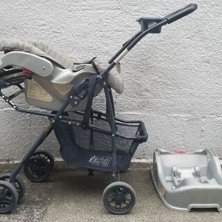 【頑丈です】 ベビーカー バギー  チャイルドシート セット B...