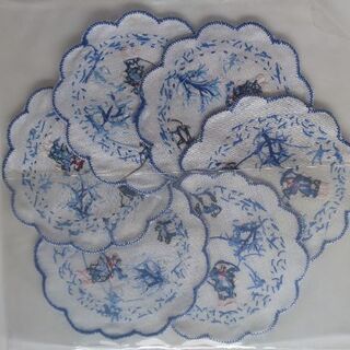 未使用 ベトナム製コースター6点セット 400円の画像