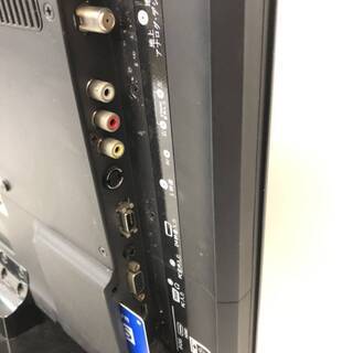 C-604【ジャンク品/通電確認品】Lapio 19型液晶カラーテレビ KLC1902 19インチ 液晶テレビ テレビ 家電 リモコン付 画面割れ 映像機器の画像