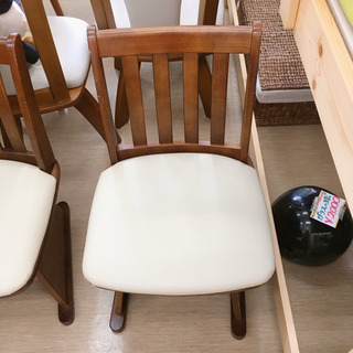 回転チェア☆ダイニングこたつ用☆幅46×奥行43×高さ73(座面...