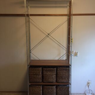 [無印良品] ステンレスユニットシェルフ