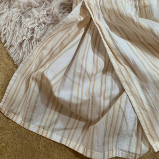 新品！as know as pinky ストライプロングスカートF アズノウアズピンキーの画像