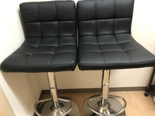 カウンターチェア2本セット(美品)