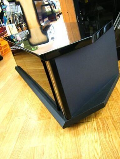 テレビボード 幅100㎝ ブラック キャスター付き 収納付き TVボード  ローボード 札幌市 西岡店