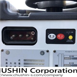 関東輸送費無料　ユニキャリア バッテリータイプ　フォークリフト FSV(フルフリ・3段マスト)4.8mの画像