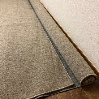 新品　カーペット　絨毯　 ベージュ、茶色 江戸間6畳用（261×352)cmの画像