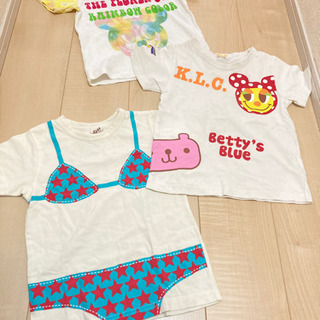 Tシャツセット　キッズ女の子120