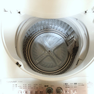 シャープ 全自動洗濯機 6Kg  ES-GE60Lの画像