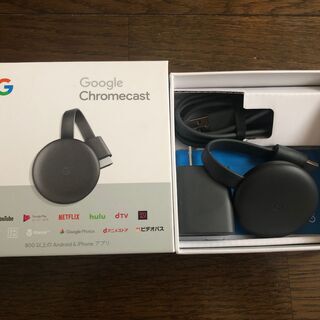 ほぼ新品　Google Chromecast 正規品 GA004...