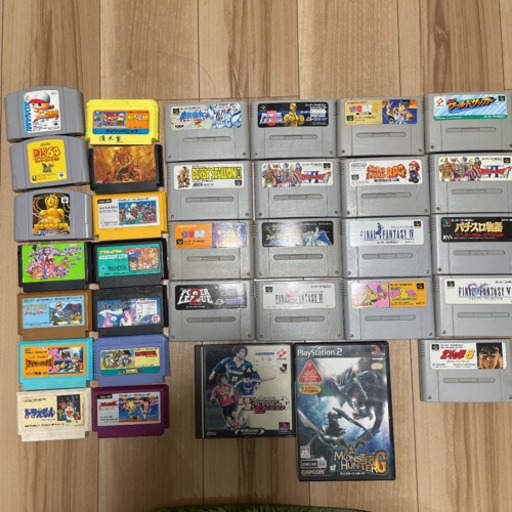 スーパーファミコン・ファミコン カセット多数