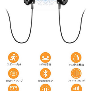 F72 Bluetooth イヤホン ワイヤレスイヤホン HI-FI高音質の画像