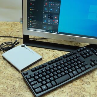 快速PC！★名古屋近郊なら無料持参！＋セットアップ＋全面フォロー！■SONY VAIOの美品ハイスペック一体型デスクトップパソコンです。HDDを新品SSDに交換しましたので、さらに高速！快適！長寿命！のPCになりました！★中古PCを最新機能に更新メンテナンスして、激安！で御提供♪　★★家庭・会社・学生さん・初心者にもオススメ！インターネットもExcel ・Wordもバッチリ使えます！YouTubeも大画面・高音質で楽しめます！の画像