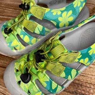 美品★keen☆サンダル20センチの画像