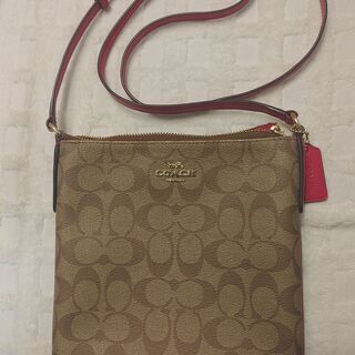 コーチ シグネチャー ショルダーバッグ クロスボディ 斜め掛け