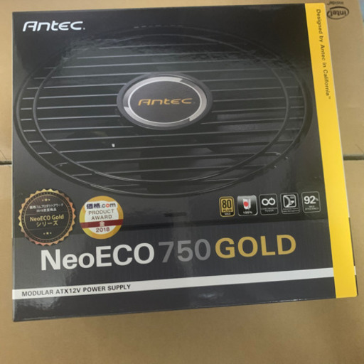 750w電源 GOLD　レシート&保証書有り　2021/5/13 購入
