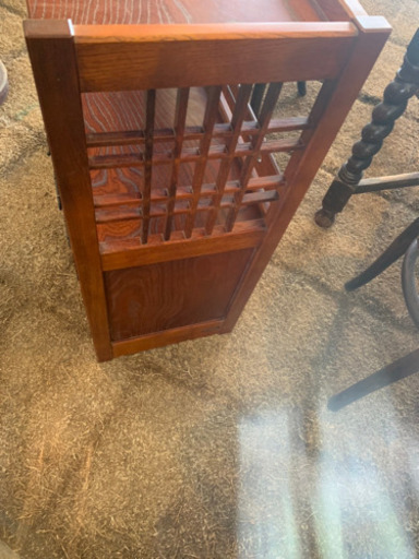 karimoku カリモク家具 欅 茶棚 茶箪笥 飾り棚 和風チェスト 和家具