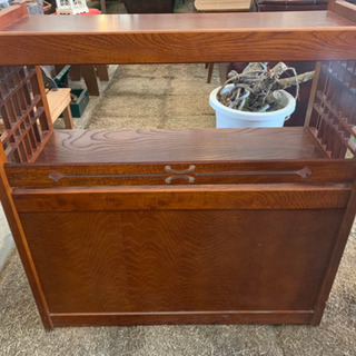 karimoku カリモク家具 欅 茶棚 茶箪笥 飾り棚 和風チェスト 和家具