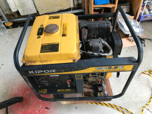 ディーゼル発電機　　KIPOR   KDE-2.0E ジャンク
