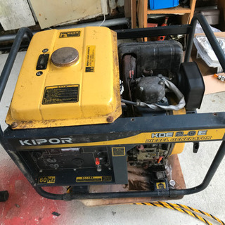 ディーゼル発電機　　KIPOR   KDE-2.0E ジャンク