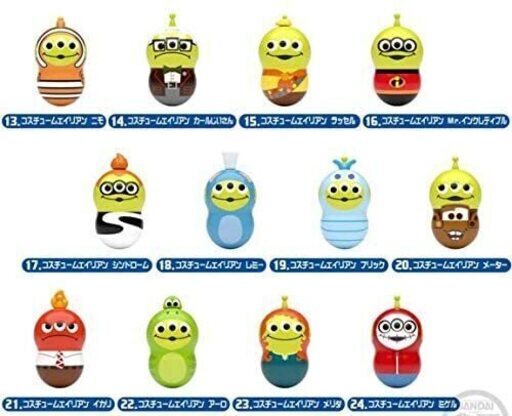 ★120個！★クーナッツ コスチュームエイリアン リトルグリーンメン 20個×6BOX 1カートン 食玩 ピクサー PIXAR