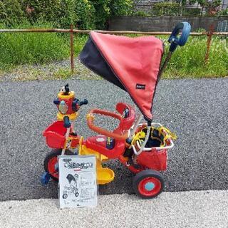 ミッキーマウス ポップンカーゴ三輪車 中古 の画像