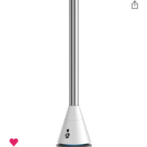 新品未使用　Chrester（クレスター）スリムタワーファン (白, 空気清浄機能有り)