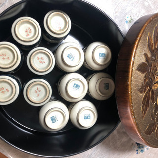 【来客用】茶びつ・湯呑みセット⭐︎の画像