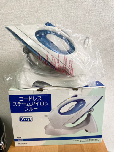 新品 ドゥーイング コードレススチームアイロン(電)1-183