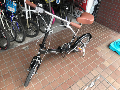 16インチ　折り畳み自転車　ブラック