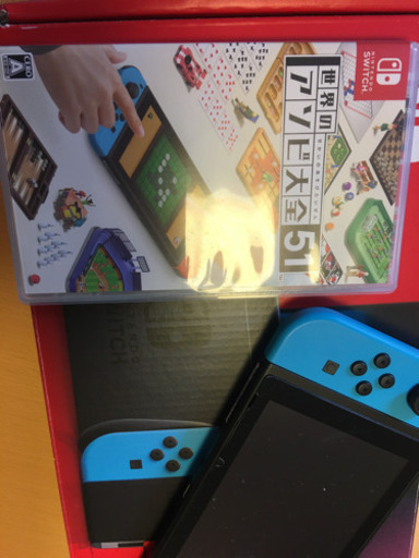 ソフト付き　Nintendo Switch 長時間駆動　中古