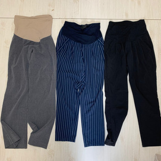 マタニティ用ボトムス　3本セットの画像