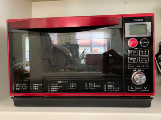 新品同様　オーブンレンジ　YAMAZEN YRK-F250SV