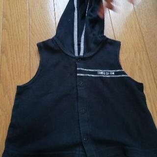 コムサ　子供服　ベスト　フード付き