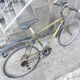 マウンテンバイク　サビあり　パンクしております
