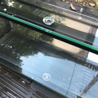 Elecom　テレビ台　強化ガラス仕様の画像