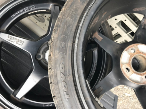 OZ Racing CRONO HT 17×7j 4H 100 TOYO DRB 205/40R17 タイヤホイールSET デミオ マ