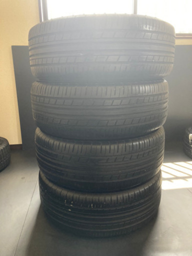 ☆プリウスアルファ等　ロクサーニ 632 LAXARNY F10 アルミ☆ 225/45R18 ヨコハマタイヤ　2018年製バリ溝
