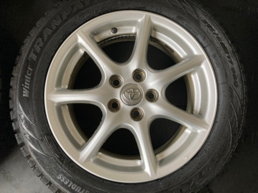 ☆ご商談中　エスティマ　純正アルミ☆ 215/60R17 トーヨータイヤ　スタッドレス4本セット　アルテッツァ　オーリス等