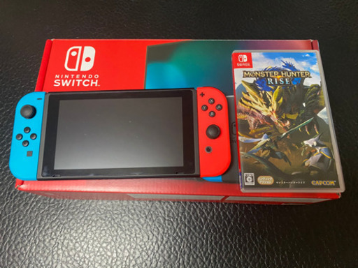 Nintendo Switch MHRise付き　バッテリー強化型