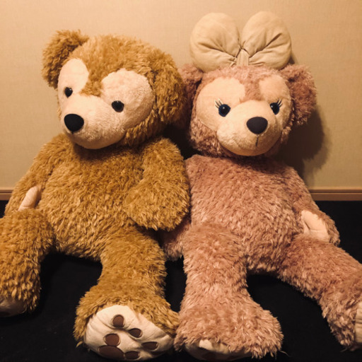 ダッフィー&シャエリーメイ★特大ぬいぐるみ★