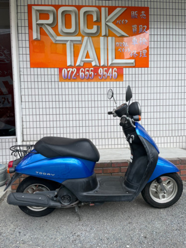 ★6万円　トゥデイ　インジェクションモデル！セル1 実働車★ホンダ　AF67 原付　スクーター