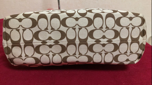 5MKO345  COACH トートバッグ 大容量 ベージュ