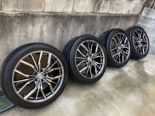 20インチ タイヤホイールセット レオニス ヨコハマ パラダ ハリアー SUV
