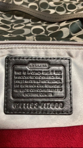 5MKO349  大容量 黒 COACH 2way  ボストンバッグ ショルダー