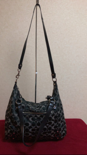 5MKO349  大容量 黒 COACH 2way  ボストンバッグ ショルダー