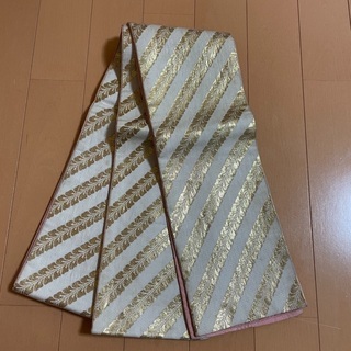5MNA849  人気 半帯 半幅帯 全通 高級感 ゴールド キラキラ