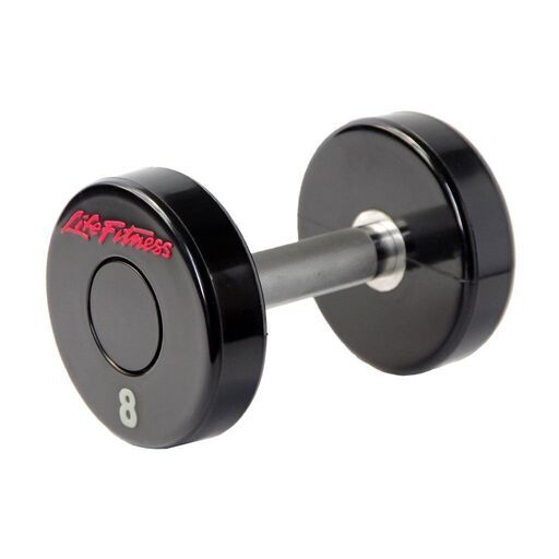 【ネット決済／配送無料】業務用ダンベル8㎏　ウレタンコーティング　鉄アレイ【美品未使用】