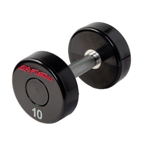 【ネット決済／配送無料】業務用ダンベル10㎏　ウレタンコーティング　鉄アレイ【美品未使用】