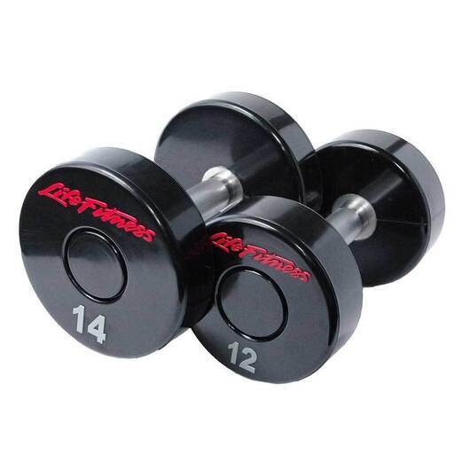 【ネット決済／配送無料】業務用ダンベル12㎏　ウレタンコーティング　鉄アレイ【美品未使用】