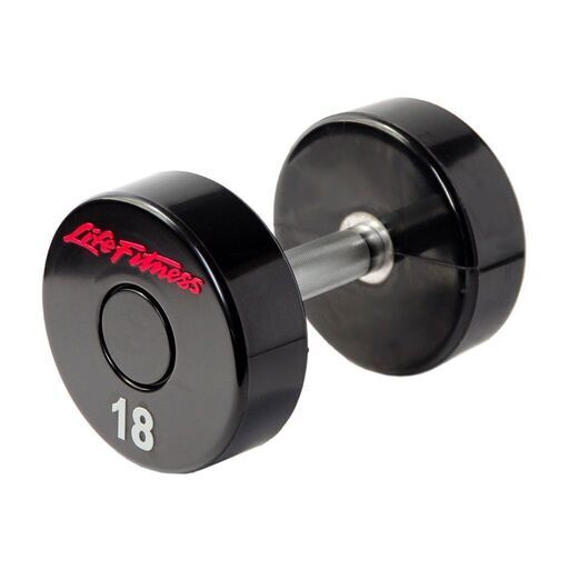 【ネット決済／配送無料】業務用ダンベル18㎏　ウレタンコーティング　鉄アレイ【美品未使用】